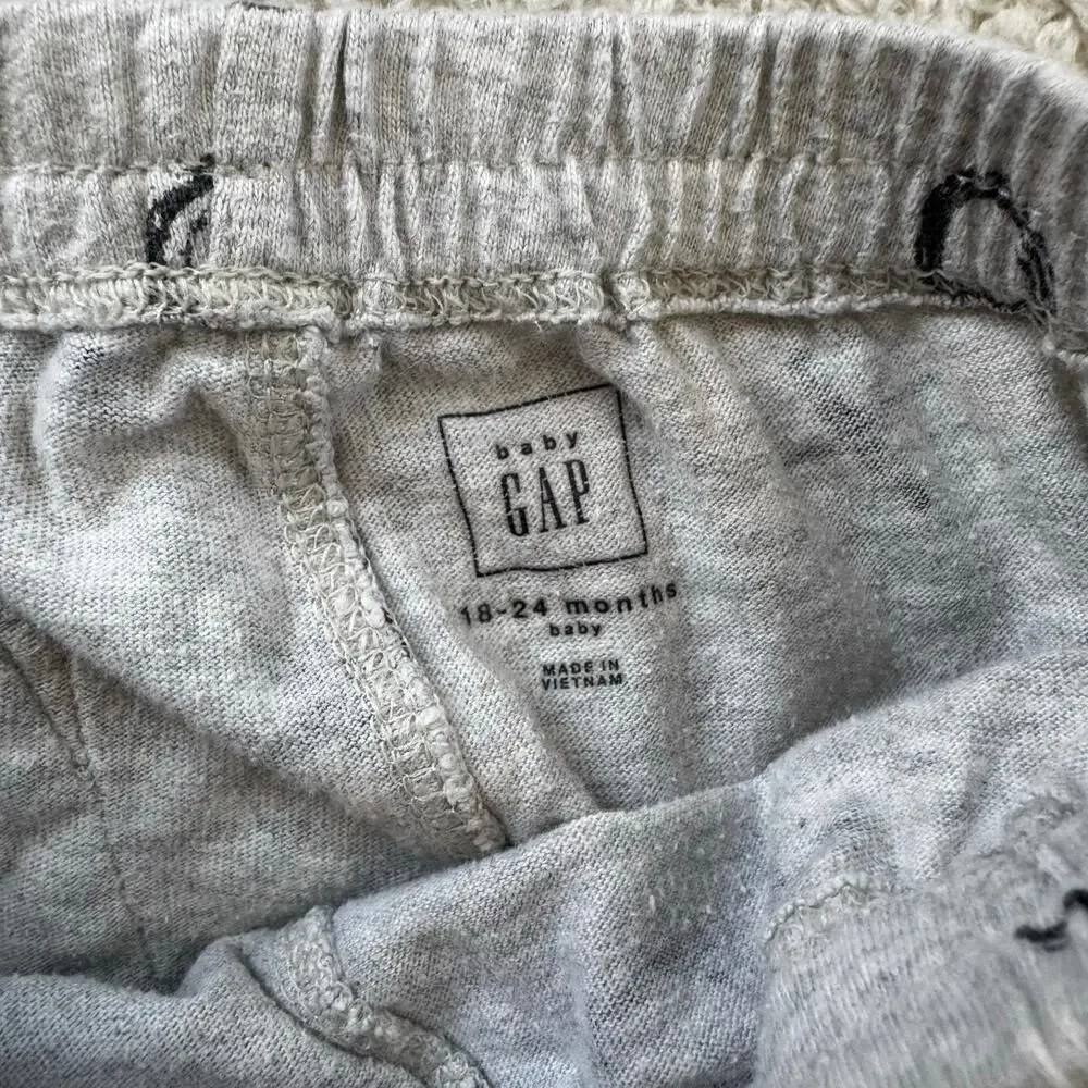 babyGap Joggers/Sweatpants: Stripes, Stars, and Love (XO), Includes 3 Pair